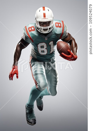AI-generated content. african american player ragby AI-generated content. african american player ragby 109524079