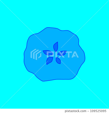 Jellyfish on the light blue background Jellyfish on the light blue background 109525095