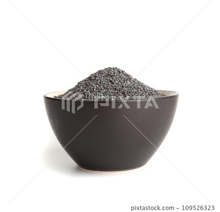 Poppy Seed, Blue Poppyseed Pile, Small Culinary Grains, Tiny Seeds, Oilseed Sprinkles 109526323