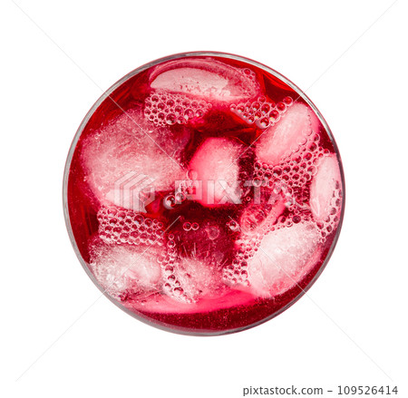 Hibiscus Tea, Dry Rose Drink, Cold Fruit Red Tea in Transparent Mug, Roselle Hibiscus Tea Hibiscus Tea, Dry Rose Drink, Cold Fruit Red Tea in Transparent Mug, Roselle Hibiscus Tea 109526414