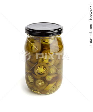 Pickled Jalapeno, Marinated Green Jalapenos, Hot Mexican Pepper Slices, Pickled Green Jalapeno 109526430