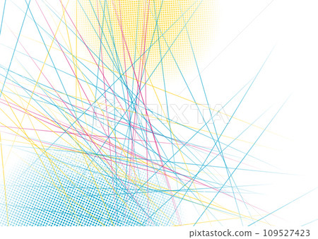 Colorful lines and dots abstract minimal background Colorful lines and dots abstract minimal background 109527423