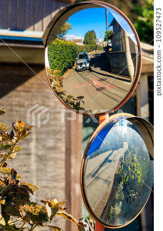 Autumn sky in the mirror Autumn sky in the mirror 109527473