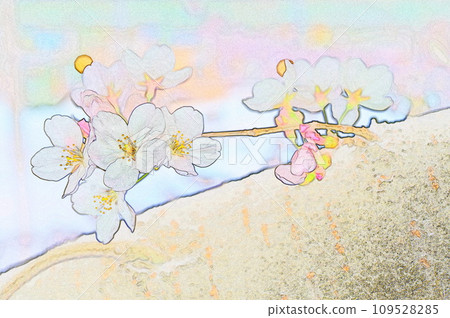 Illustration watercolor style Somei Yoshino 31 109528285
