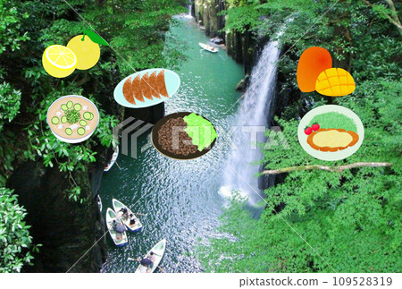 Miyazaki Prefecture Tourism Image Takachiho Gorge and Specialties 109528319