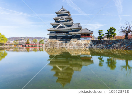 日本名城百選之櫻花塔、國寶松本城 日本名城百選之櫻花塔、國寶松本城 109528718