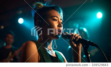 獨唱歌手/聲樂/歌手/音樂家在現場表演 獨唱歌手/聲樂/歌手/音樂家在現場表演 109529663