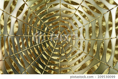 Gold leaf texture background  109530099