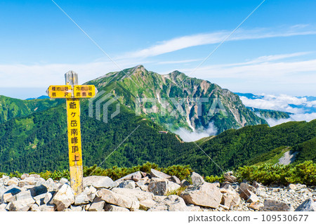 夏季攀登芝岳（從芝岳南峰眺望鹿島矢岳） 109530677