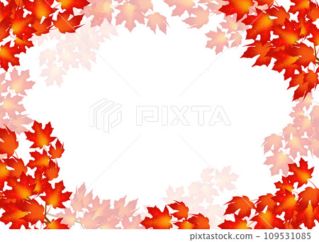 Autumn maple frame Autumn maple frame 109531085