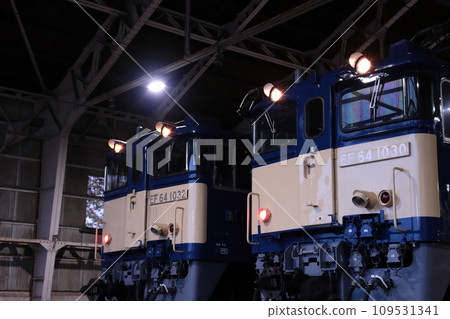 EF64型電力機車停在復古機車段_2023年11月25日拍攝 109531341