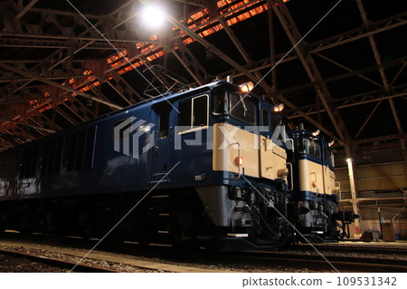 EF64型電力機車停在復古機車段_2023年11月25日拍攝 109531342