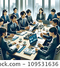 Teamwork towards a goal: A day in the life of Japanese business 109531636