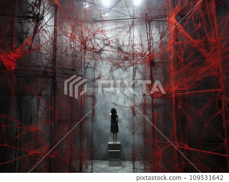 A girl who feels lonely 109531642