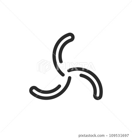 Fan icon vector Fan icon vector 109531697