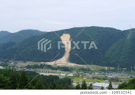 2023 年 5 月，石川縣白山市廣瀨町發生山崩 109532541