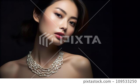佩戴珠寶、首飾和配件的女性、女演員、模特兒和藝人 109533250