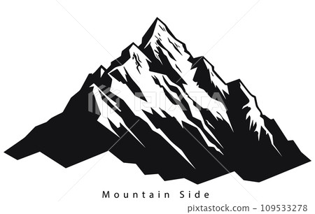 Mountain silhouette,mountains silhouette vector 109533278