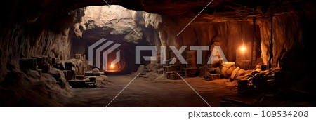 underground caves, catacombs, and tunnels that hide subterranean wonders and ancient secrets. 109534208