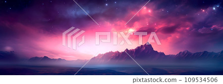 gradient backdrop reminiscent of a cosmic twilight, where the dark expanse of space gradually blends into the radiant colors of distant stars. gradient backdrop reminiscent of a cosmic twilight, where the dark expanse of space gradually blends into the radiant colors of distant stars. 109534506