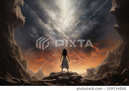 Person facing challenges with an inward strength, showcasing resilience as an inner force that shields against external pressures Person facing challenges with an inward strength, showcasing resilience as an inner force that shields against external pressures 109534898