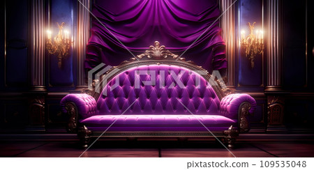 abstract backgrounds with the richness of royal purple velvet, exuding regal luxury. abstract backgrounds with the richness of royal purple velvet, exuding regal luxury. 109535048