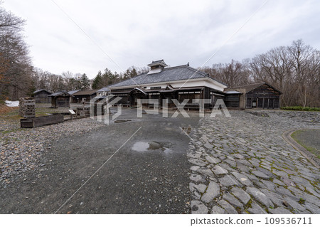 Hokkaido, Sapporo, Otaru, old-fashioned architecture, Japanese garden, house, hall, stairs Hokkaido, Sapporo, Otaru, old-fashioned architecture, Japanese garden, house, hall, stairs 109536711