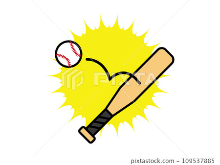 Baseball illustration 109537885