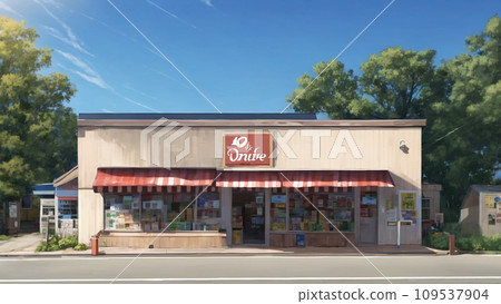 一家小商店的外觀 一家小商店的外觀 109537904