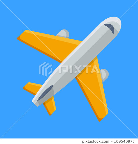 plane flat design isolated cartoon plane flat design isolated cartoon 109540975
