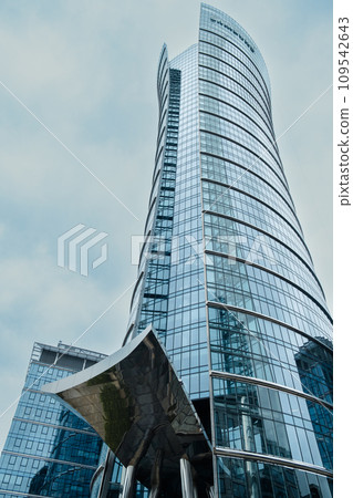 Warsaw Spire - May 27, 2022. Warsaw, Poland. Warsaw Spire - May 27, 2022. Warsaw, Poland. 109542643