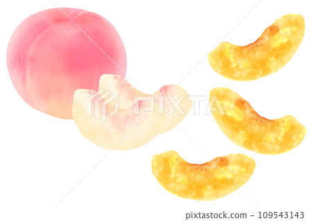 Dried Fruit Peach 109543143