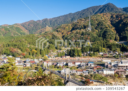 [中央本線]經過南木曾站的特急信濃號 109543267