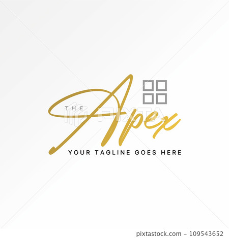 Logo design graphic concept creative abstract premium vector sign unique stock letter initial word APEX window Related to property monogram home house Logo design graphic concept creative abstract premium vector sign unique stock letter initial word APEX window Related to property monogram home house 109543652