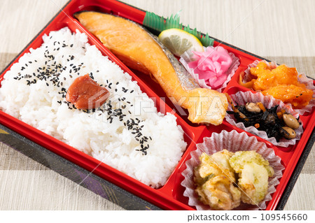 美味的鮭魚午餐 美味的鮭魚午餐 109545660