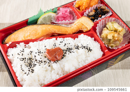 美味的鮭魚午餐 美味的鮭魚午餐 109545661