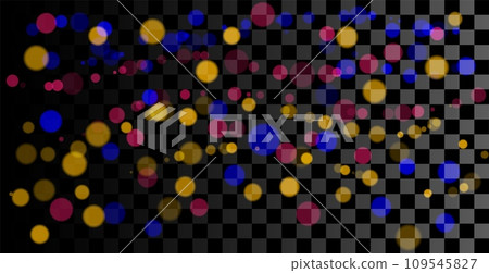 Abstract blurred light element that can be used for cover decoration or background. Sparkle, multicolored, colorful bokeh 109545827