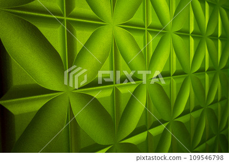 Green leather texture. able to use as a background 109546798