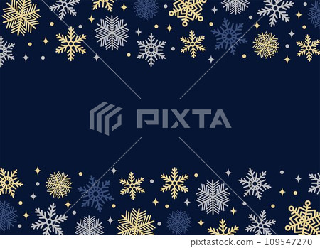 Christmas blue background with snowflakes. Christmas blue background with snowflakes. 109547270