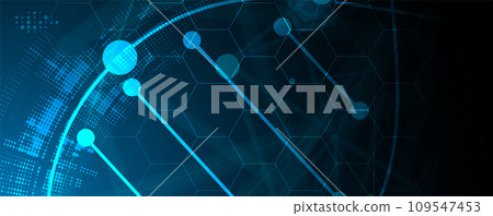 Abstract artificial intelligence DNA technology. Science and social concept. Futuristic connection structure with cell background Abstract artificial intelligence DNA technology. Science and social concept. Futuristic connection structure with cell background 109547453