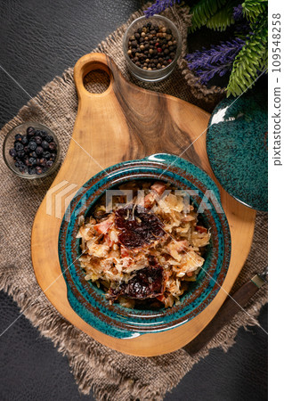 Bigos - traditional Polish food. Bigos - traditional Polish food. 109548258