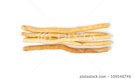 Miswak also known as Miswaak, Siwak, Sewak. Natural Wooden Toothbrush made of Salvadora Persica Tree 109548749