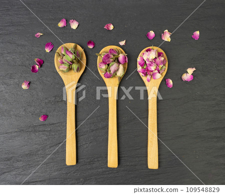 Dry Rose Buds, Roses Petals for Pink Flower Tea, Dried Persian Rosebuds, Rose Buds Textured Flowers 109548829