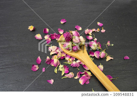 Dry Rose Buds, Roses Petals for Pink Flower Tea, Dried Persian Rosebuds, Rose Buds Textured Flowers 109548831