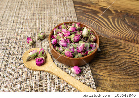 Dry Rose Buds, Roses Petals for Pink Flower Tea, Dried Persian Rosebuds, Rose Buds Textured Flowers 109548840