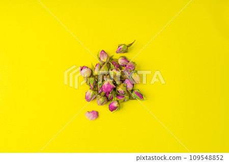 Dry Rose Buds, Roses Petals for Pink Flower Tea, Dried Persian Rosebuds, Rose Buds Textured Flowers 109548852