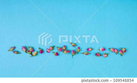 Dry Rose Buds, Roses Petals for Pink Flower Tea, Dried Persian Rosebuds, Rose Buds Textured Flowers 109548854