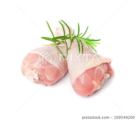 Raw Chicken Drumsticks Isolated, Uncooked Poultry Legs, Fresh Hen Meat, Fresh Chicken Drumstick 109549200