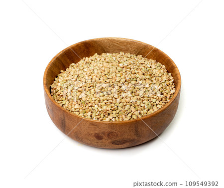 Raw Green Buckwheat Pile Isolated, Dry Buck Wheat Grains, Russian Kasha Heap, Uncooked Buckwheat Cut Out Raw Green Buckwheat Pile Isolated, Dry Buck Wheat Grains, Russian Kasha Heap, Uncooked Buckwheat Cut Out 109549392