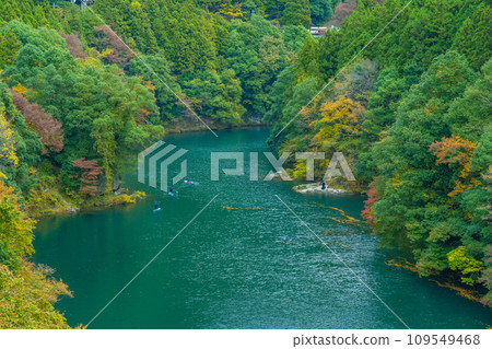 Okutama's great nature Okutama Tamagawa 109549468